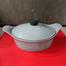 IHW Aluminum Die-cast ceramic coating Casserole 24cm Green With Lid, Low image