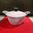 IHW Aluminum Die-cast ceramic coating Casserole 24cm Pink W/Lid High image