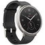 Amazfit Active 2(Round) 1.32inch Smartwatch (Premium) Dual Strap(Leather Silicone)- Black image