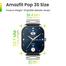 Amazfit Pop 3S Calling 1.96 Inch HD AMOLED Smart Watch ( Metallic Strap ) - Silver image