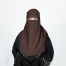 Glam Touch Ameera Foodie Niqab | Chocolate Coffee image