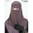 Glam Touch Ameera - Saudi Style Double Part Short Niqab | image