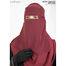 Glam Touch Ameera - Saudi Style Double Part Short Niqab | image