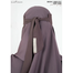 Glam Touch Ameera - Saudi Style Double Part Short Niqab | image