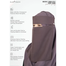 Glam Touch Ameera - Saudi Style Double Part Short Niqab | image