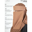 Glam Touch Ameera - Saudi Style Double Part Short Niqab | image