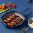 Amercook Le Pluriel Ii Enamelled Cast Iron Square 28cm Grill Pan image