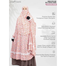Glam Touch Amina Extra Long Multi-Purpose Khimar | Pink image