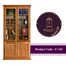 Andormahal (MDF) Book Shelf-two glass door-(6ft by 3ft by 1ft) image