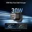 Anker Zolo 30W PD Charger with USB-C Cable 1M Black image