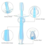 Applebear Baby Silicone Toothbrush 0M Plus 1Pc image