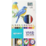 Apsara ViViD Premium and Vibrant Round Color Pencils – 14 Shades image