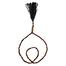 National Impex Aqeeq Stone Tasbih(তসবিহ) - 99 Dana (Choclate Black Color) - Small Dana image