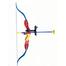 Archery Bow and Arrow Sport Toy Kit for Kids with 45 cm Long Suction Cup Arrows and Target Board Cut Out Archery Kit image
