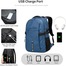 Arctic Hunter B00388 Business and Laptop Backpack Blue image