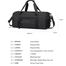 Arctic Hunter LX00537 Tough Men Waterproof Anti-Theft Duffel Bag Gym Bag image
