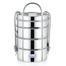 Arihant's Stainless Steel Traditional Four Compartment Tiffin Box image