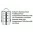 Arihant's Stainless Steel Traditional Four Compartment Tiffin Box image