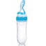 Arrival Bpa Free 2 in 1 Silicone Kids Squeeze Feeding Spoon Infant Rice Cereal Bottle 90 ml image