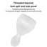 Arrival Bpa Free 2 in 1 Silicone Kids Squeeze Feeding Spoon Infant Rice Cereal Bottle 90 ml image