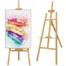 Art Canvas Stand, Wooden Easel - 48 Inches for Canvas, Board holding and Event Decoration image
