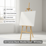 Art Canvas Stand, Wooden Easel - 48 Inches for Canvas, Board holding and Event Decoration image