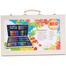 Art Painting Set Wooden Box 180 Pcs - Free Handmade Drawing Pad A4 Size 20 Pages image