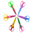 Art and Craft Zig Paper Shaper Scissor Set 6 Pcs image