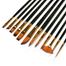 Keep Smiling Artist Paint Flat Brush Set 12 Pcs image