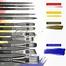 Artists Paint Brush Nylon Hair Water Color - 12 Pcs image
