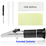 Atc Hydrometer Chemical Wine Brix Refractometer 0 32 Percent image