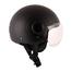 Vega Jeet Solid Black Half Face Bike Helmet image