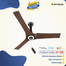 Atomberg Aris Starlight 48 Inch Silent Energy Efficient BLDC Ceiling Fan (Dark Teakwood) image
