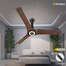 Atomberg Aris Starlight 48 Inch Silent Energy Efficient BLDC Ceiling Fan (Dark Teakwood) image