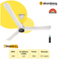 Atomberg Renesa Plus 56 Inch 35W BLDC Ceiling Fan (Pearl White) image