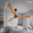 Atomberg Renesa Plus 56 Inch 35 Watt BLDC Ceiling Fan (Golden OakWood) Pack image