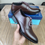 Aurora Men's Dark Chocolate Dress Shoe image
