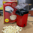 Automatic Electric Popcorn Maker With Hot Air Top Cover Plastic Household and Car Popcorn Machine image