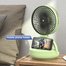 Automatic Rotate System Folding DP Dp-7637 Rechargeable Table Fan 8000 Mah Battery Long Time Backup image