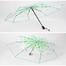 Automatic Umbrella Transparent Umbrella Thickening and Durable Rain and Wind Travel Portable Folding Automatic Umbrella image