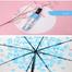 Automatic Umbrella Transparent Umbrella Thickening and Durable Rain and Wind Travel Portable Folding Automatic Umbrella image
