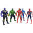 Avengers Action Figure Iron-Man, Captain America, Hulk, Spider Man And Thanos - 5 Pcs Set image