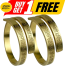 Ayatul Kursi Ring - Gold (Buy One Get One FREE) image