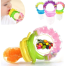 BABY Fruit Pacifier Fresh Food Feeder Teething Toy Teether Chosni Teat image