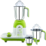 BAJAJ Mixer Grinder Twister DLX 230 Mixer Grinder (3 Jars, White/Green) image