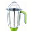 BAJAJ Mixer Grinder Twister DLX 230 Mixer Grinder (3 Jars, White/Green) image
