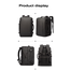 BANGE 35L/45L Expandable Travel Backpack Quick Access Business Laptop Bag image