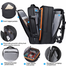 BANGE Business Trip Travel Waterproof Extension Pack Flight Approved Carry On Backpack image