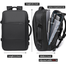 BANGE Business Trip Travel Waterproof Extension Pack Flight Approved Carry On Backpack image