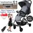 BBH SEAHORSE S1 New Baby Luggage Stroller pocket pram S1- Grey image